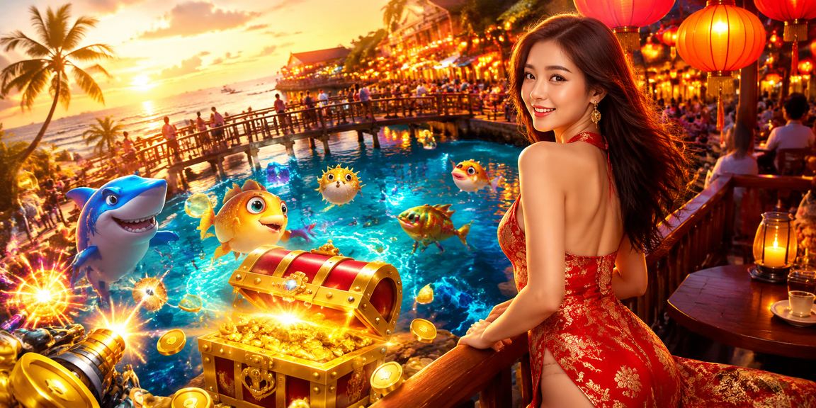 Người dùng thư giãn tại quán cà phê Hội An và kiểm tra tiền thưởng