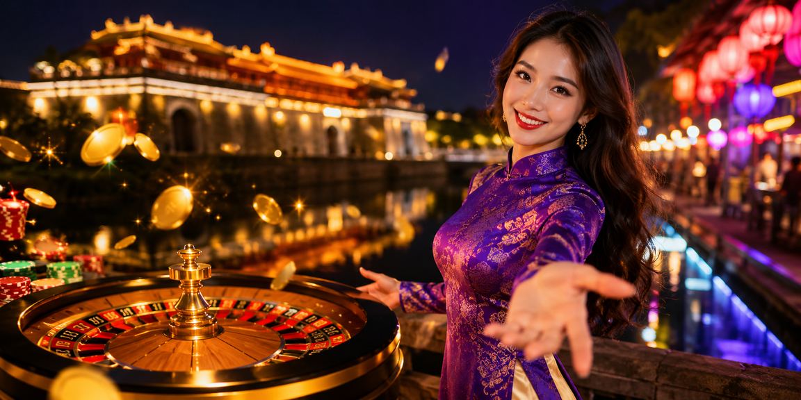 Bàn roulette tại Huế với không khí giải trí sôi nổi